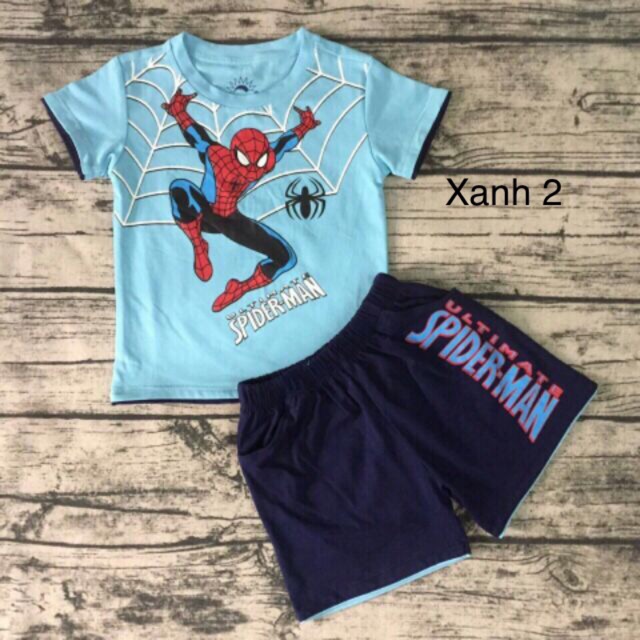 SALE Set trang phục BỘ BÉ TRAI SIÊU NHÂN NGƯỜI NHỆN CAO CẤP SIZE 1 - 4 THANH LÝ