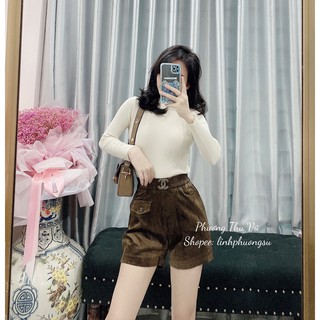 Áo len cổ 3 phân/cổ lọ Thu Đông ( Ảnh thật Tự chụp)