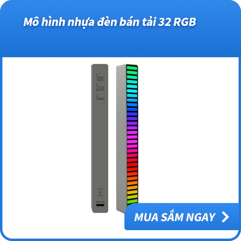 Đèn LED RGB bằng nhựa cổng usb điều khiển giọng nói điều chỉnh gắn xe hơi hỗ trợ kiểm soát APP | BigBuy360 - bigbuy360.vn