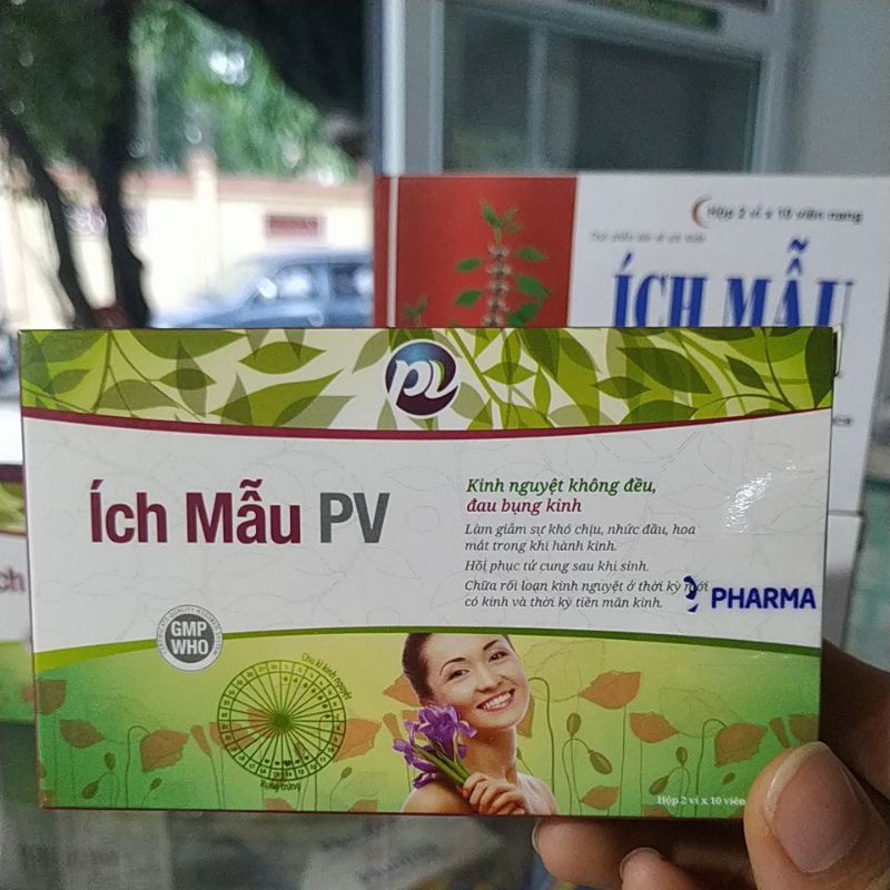 ( Chính hãng  ) Viên uống Ích mẫu PV - Đại Uy ( có tại Nhà Thuốc)
