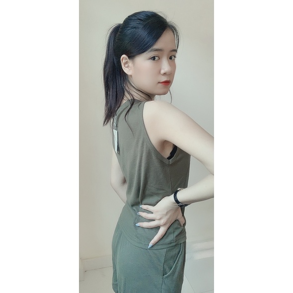 BỘ quần áo thun body nữ, co giãn 4 chiều, kiểu dáng body bassic phong cách hàn quốc