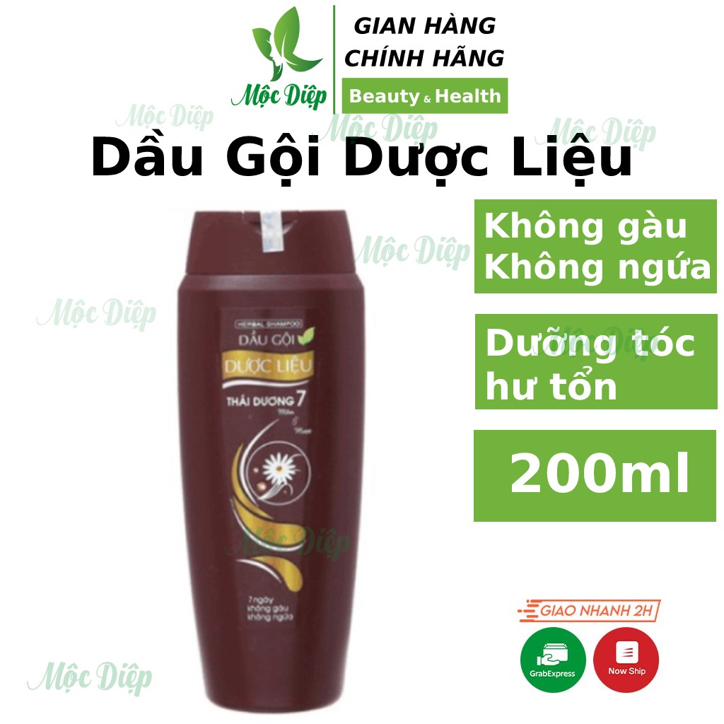 Dầu Gội Dược Liệu Thái Dương 7❤️CHÍNH HÃNG👍 giúp sạch gàu không ngứa, mềm mượt chăm sóc tóc hư tổn, mùi hương thơm