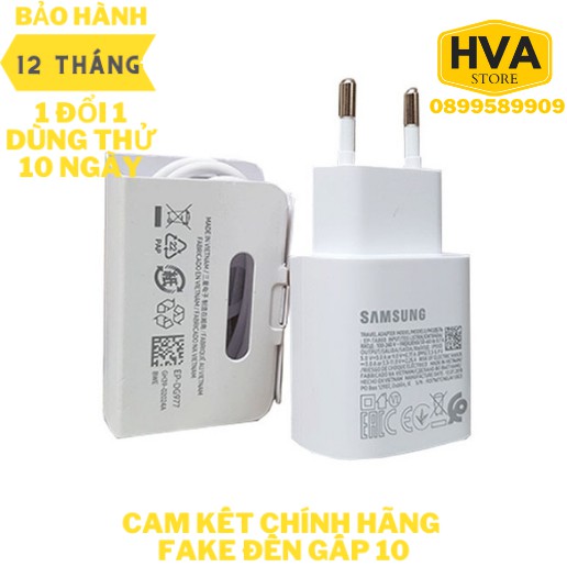 Cốc Sạc Nhanh Samsung 25w PD - ZIN Theo Máy S10 5G – Bảo Hành 12 tháng