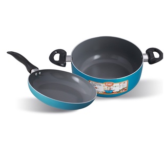 [LIFEMC11M2ADP -12% đơn 250K] Combo nồi và chảo Ceramic 24cm COMET - CH10-24&CH31-24