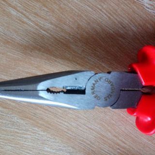 Kìm nhọn GOODMAN 8 inch, chất liệu thép hợp kim, tay cầm cao su chắc chắn, kẹp giữ đồ, kìm nhọn GM