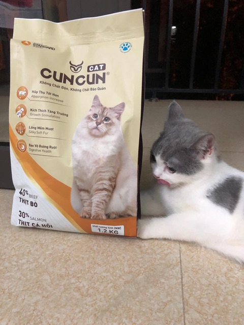 Thức ăn cho mèo CunCun CAT (Hạt mèo phổ thông)