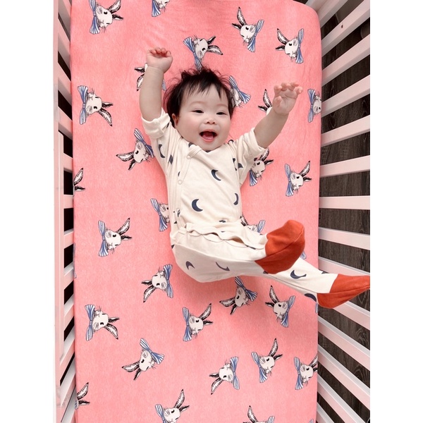 Chũn Nest – Ga cũi cho bé - thỏ hồng xinh yêu chu-cà-moahhh