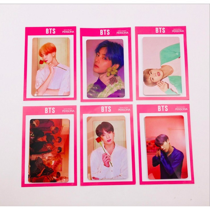 Set 4 card Cứng thành viên Persona