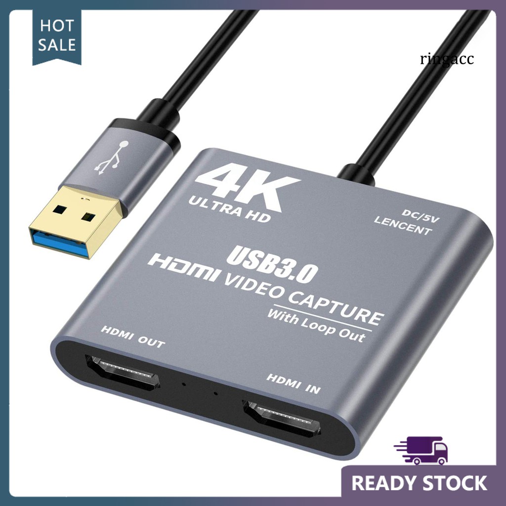 Bộ Chuyển Đổi Âm Thanh Video Rca-4K 1080p Hdmi Sang Usb 3.0 Hd 1080p60