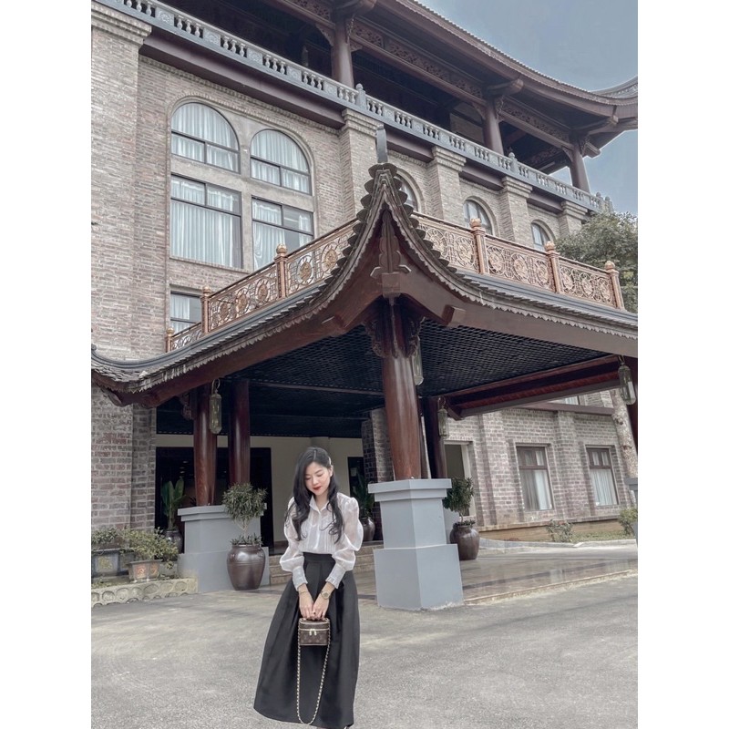 [Mã WASKT304 giảm 15% tối đa 30K đơn 99K] ( Ảnh thật ) A0315 Sơ mi xếp ly kèm áo dây | BigBuy360 - bigbuy360.vn