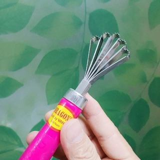Dụng cụ nạo dừa sợi, đánh vảy cá cán nhựa 2in1