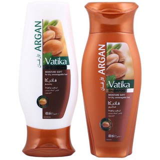 Dầu gội/ Dầu xả Vatika chiết xuất argan 400ml - dành cho tóc khô xơ hư tổn