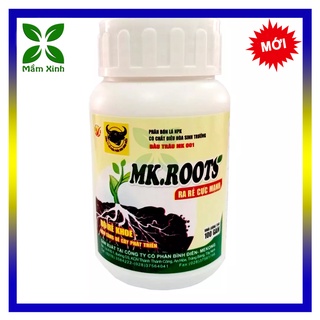 Phân bón lá ra rễ cực mạnh, phân bón bung rễ cực mạnh đầu trâu mk root hủ 100gr mầm xinh