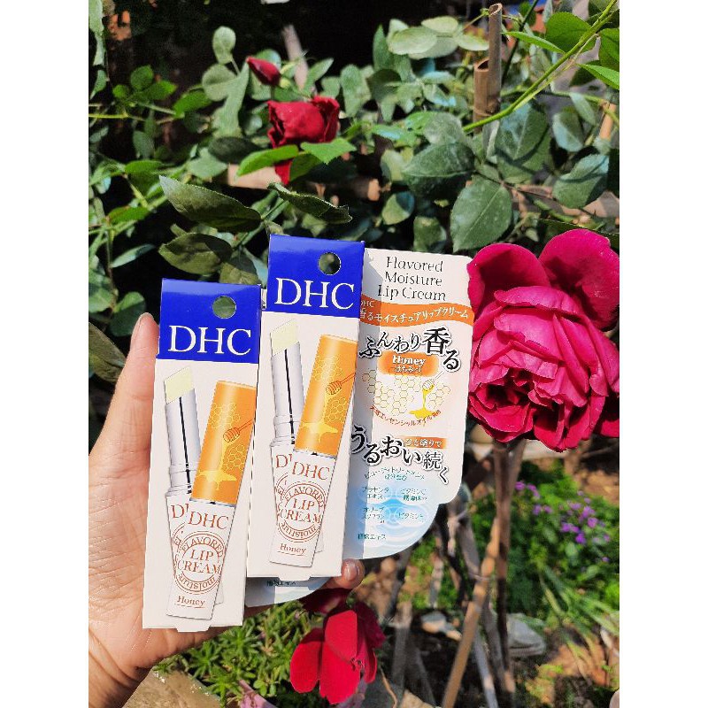 Son dưỡng DHC hương vị mật ong flavored moisture lip cream