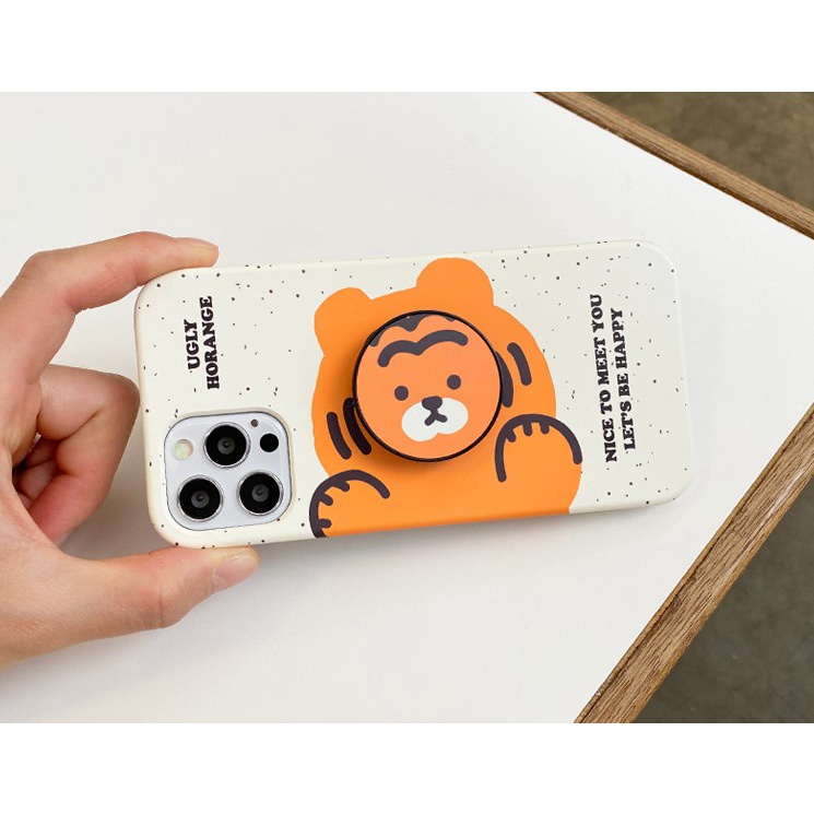 Korea MoMoCase Grips tiger  Compatible for iPhone All models Samsung