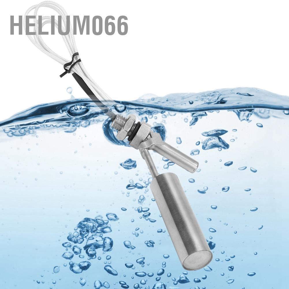 Mức / Công tắc mức nước Công tắc cảm biến nổi mức nước lỏng 304 Thép không gỉ 10mm Chủ đề nam DC0-110V Helium066