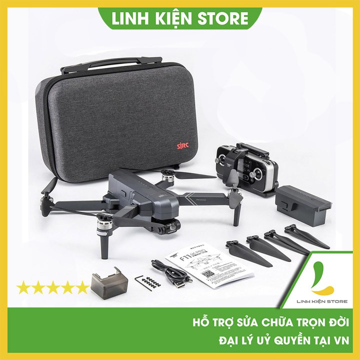 [Mã 159THANTHIET750K giảm 8% đơn 3000K] Flycam SJRC F22s PRO 4K bay 3,5 km - SJRC F11S 4K 2021 bản bay 3km