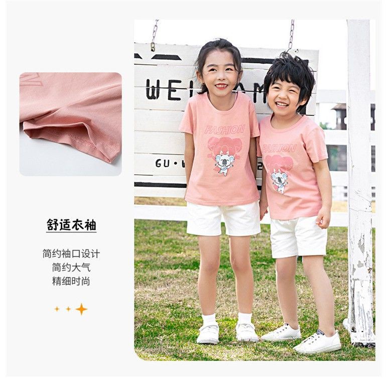 [GIÁ SỈ]  Áo Thun +QUẦN NAM NỮ TRẺ EM KAKI - [THE ACTION] - ( Quà Tặng) Inbox chọn màu áo