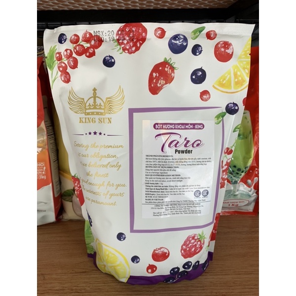 Bột Trà Sữa Hương Khoai Môn King -1kg