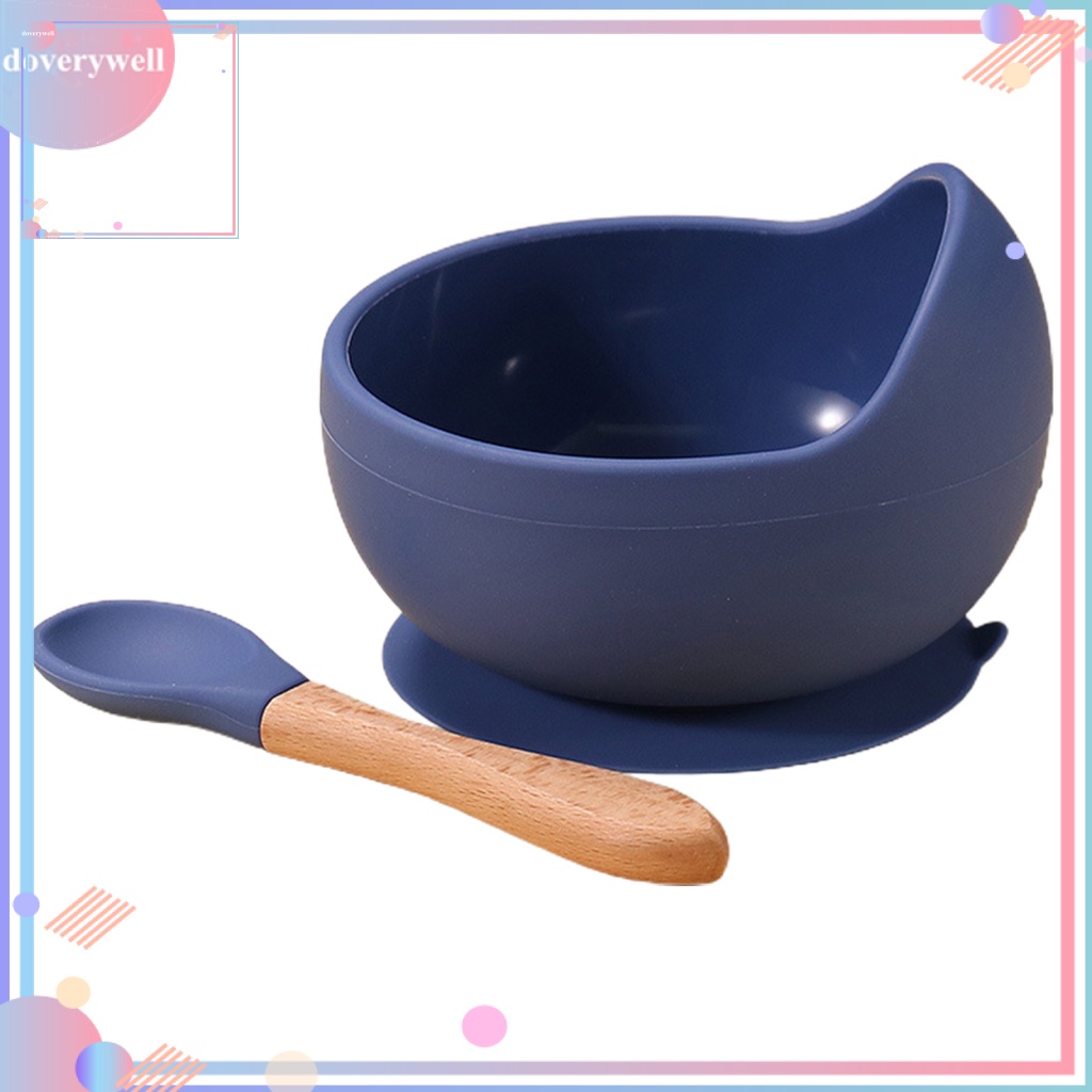 Tô Ăn Có Đế Hít Chống Trượt Kèm Muỗng Cho Bé