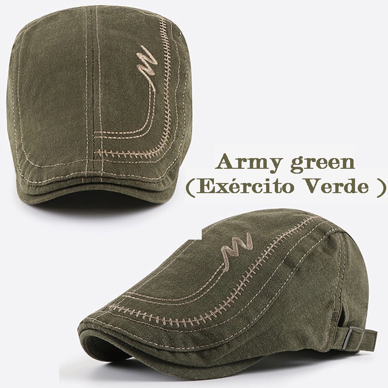 Mũ Beret Cotton Chống Nắng Cho Nam Nữ