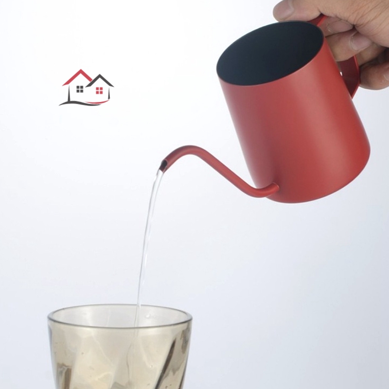 HYP Stainless Steel Long Spout Drip Kettle Narrow Gooseneck Hand Pour Over Coffee Pot  @VN
