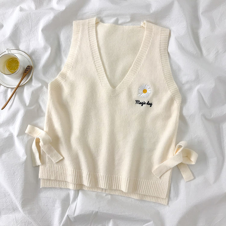 Áo sơ mi nữ tay dài/áo len cộc tay buộc eo/cà vạt thời trang thanh lịch