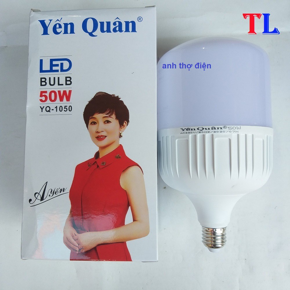 BÓNG ĐÈN LED BULB TRỤ 10W 15W 20W 30W 40W 50W 65W YẾN QUÂN TIẾT KIỆM ĐIỆN,ÁNG SÁNG TRẮNG