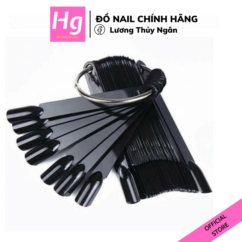 Móng Que Tập Sơn, Tập Vẽ Nail Đầu Vuông Gói 50 Móng