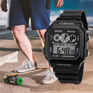 Đồng hồ analog máy quartz điện tử chống thấm nước kiểu dáng thể thao