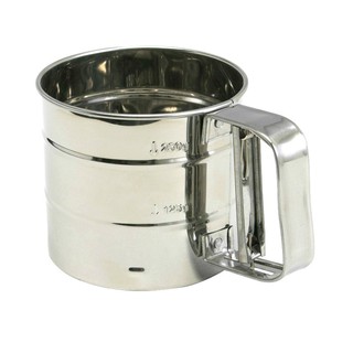 Cốc rây bột inox