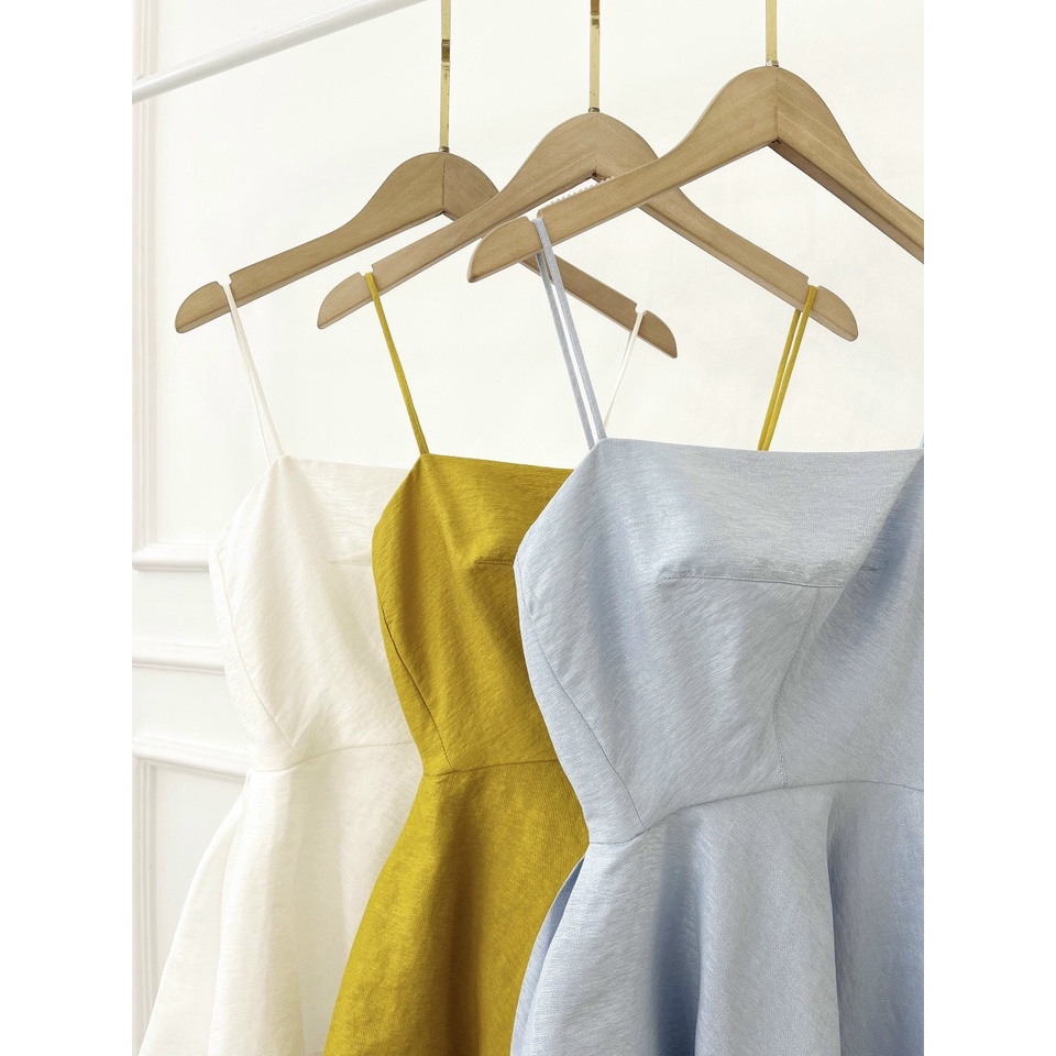 Áo hai dây nữ dáng xòe peplum NPAO022