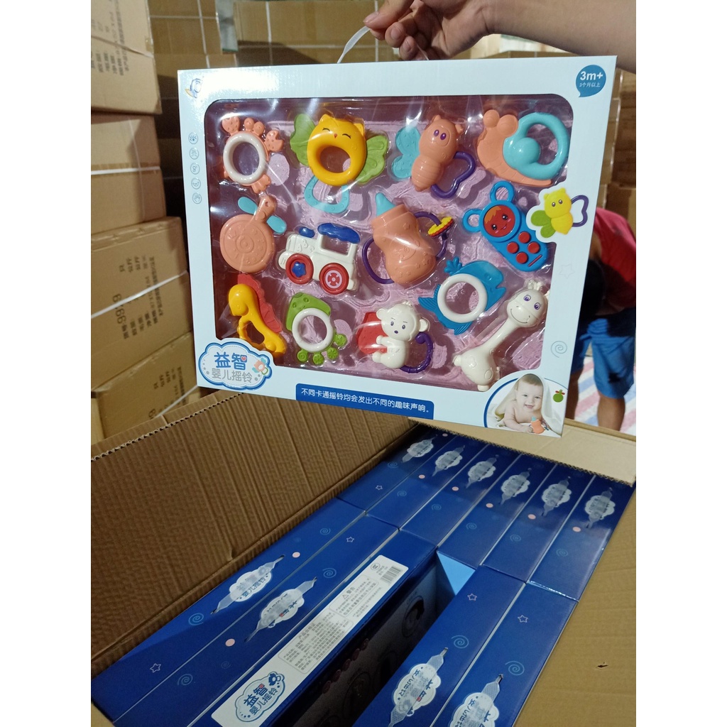 Đồ chơi lục lạc gặm nướu cho bé