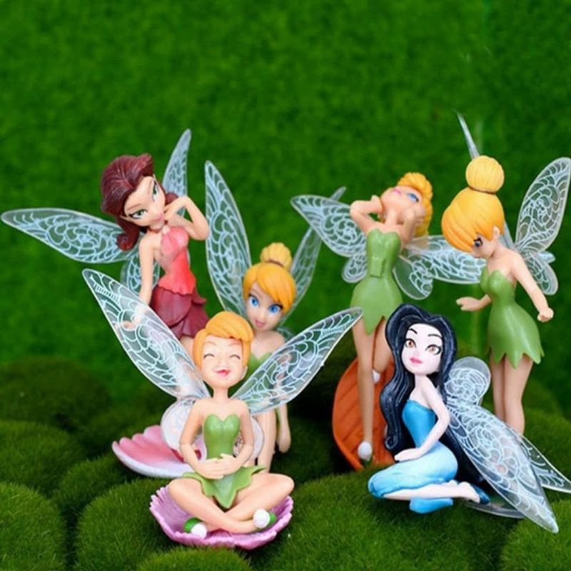 [Xả lỗ] Búp bê TINKER BELL xinh xắn dùng để trưng bày hoặc trang trí bánh sinh nhật
