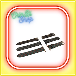 [CÓ SẴN] Dây đeo apple watch series 1/2/3/4/5 dây da LV, Gucci
