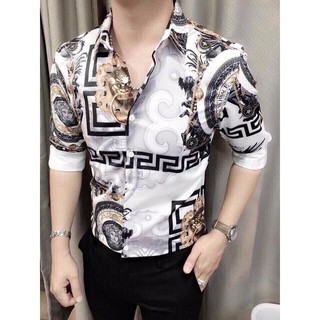 [nhập THOITR10 giảm 10k] Áo sơ mi lụa cao cấp phong cách SML27