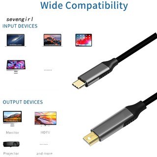 Cáp Chuyển Đổi Usb Type C Sang Mini Displayport Dp 4k 6ft Cho Macbook