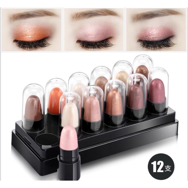 Bộ Sáp Bóng Mắt highlight 12 Thỏi Maycreate BM45