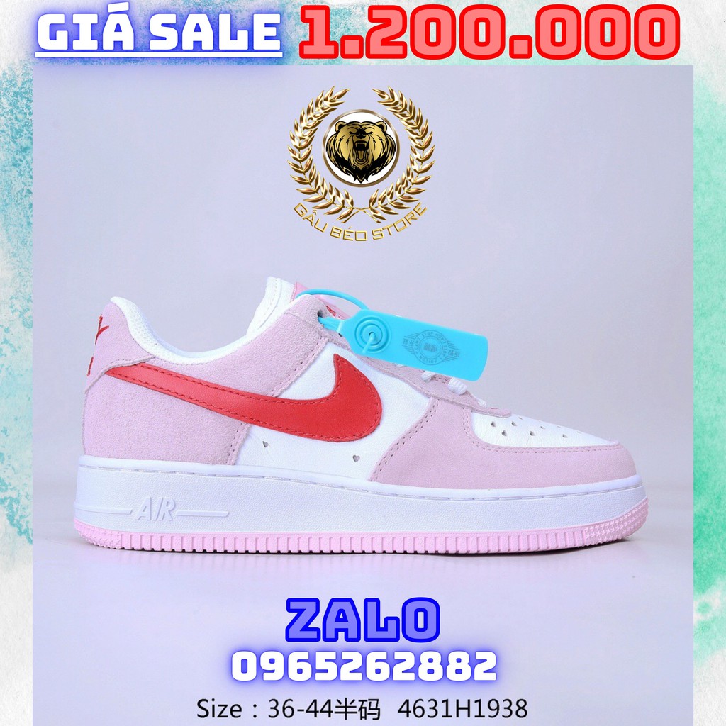 Order 2-3 Tuần + Freeship Giày Outlet Store Sneaker _Nike air force 1‘07 QS“Valentine‘s Day” MSP: gaubeostore.shop
