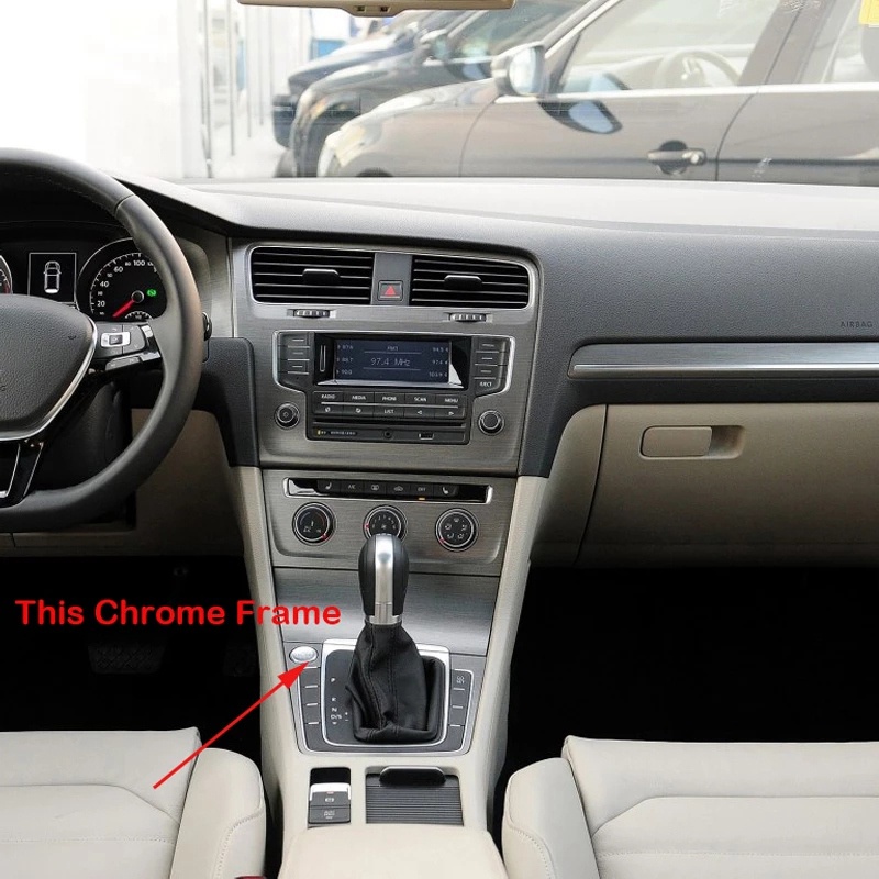 Khung Gắn Núm Gạt Cần Số Hình Tròn Tự Động Cho Golf 7 7.5 Golf R 2008-2013 5GG713203A