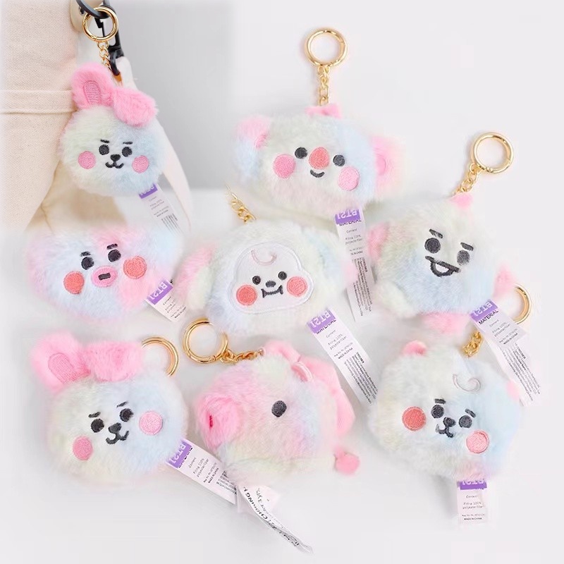 Móc khóa nhồi bông hình búp bê  xinh xắn