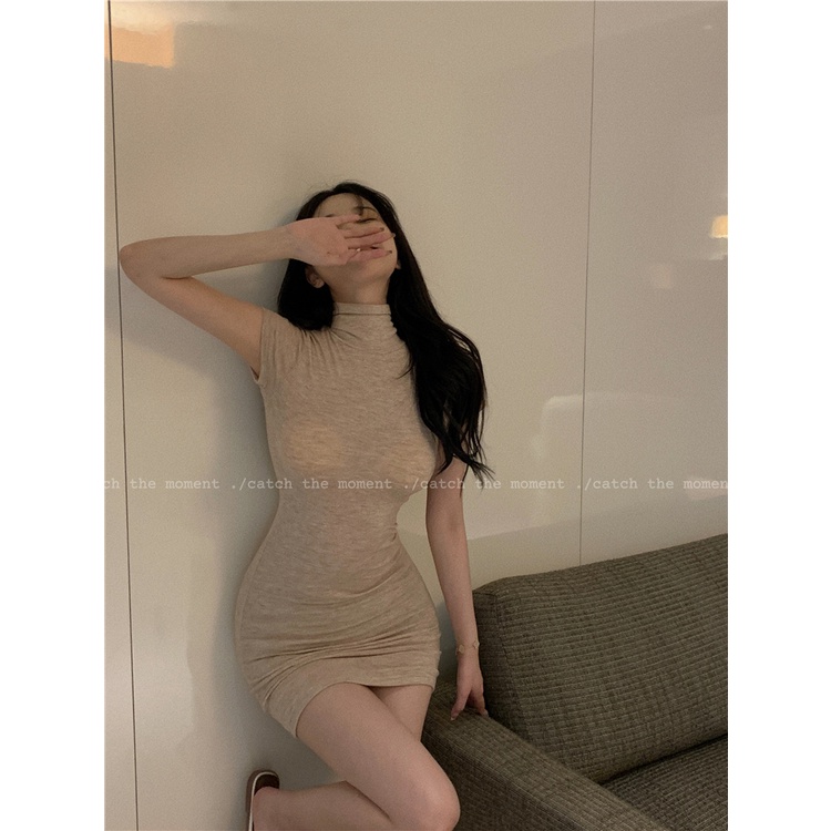 Đầm Mini Dáng Ôm Thời Trang Mùa Thu Quyến Rũ Cho Nữ