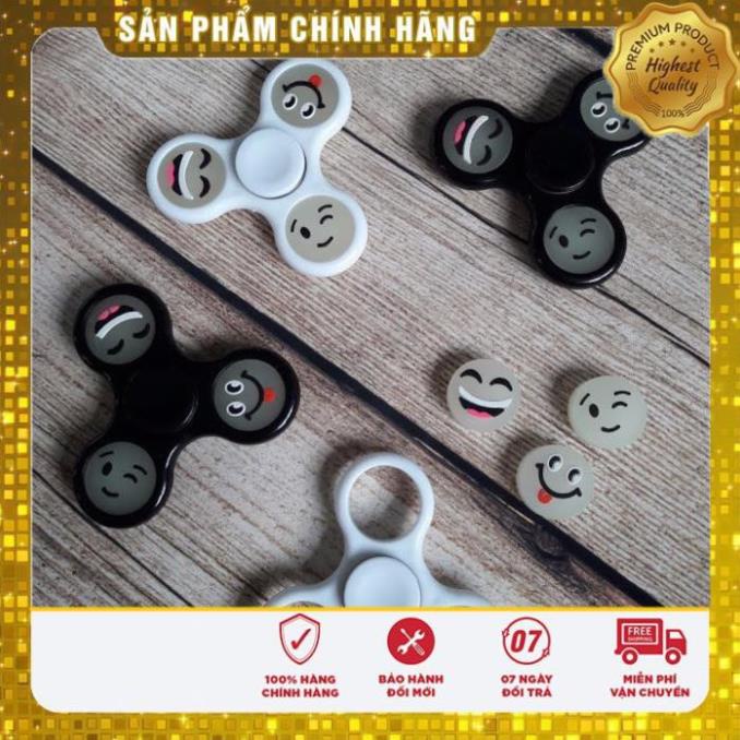 Con Quay Spinner Dạ Quang Phát Sáng - Mặt Cười Tháo Rời Được
