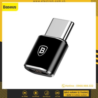 Đầu chuyển micro usb sang usb type c 2.4 baseus