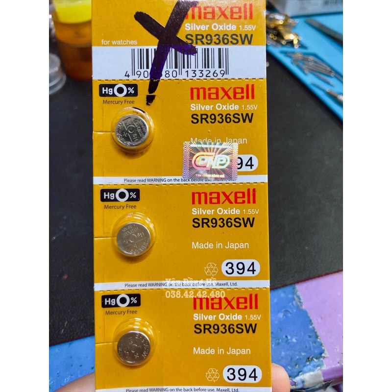 Pin nhật Maxell SR936SW SR936 936 394 chính hãng