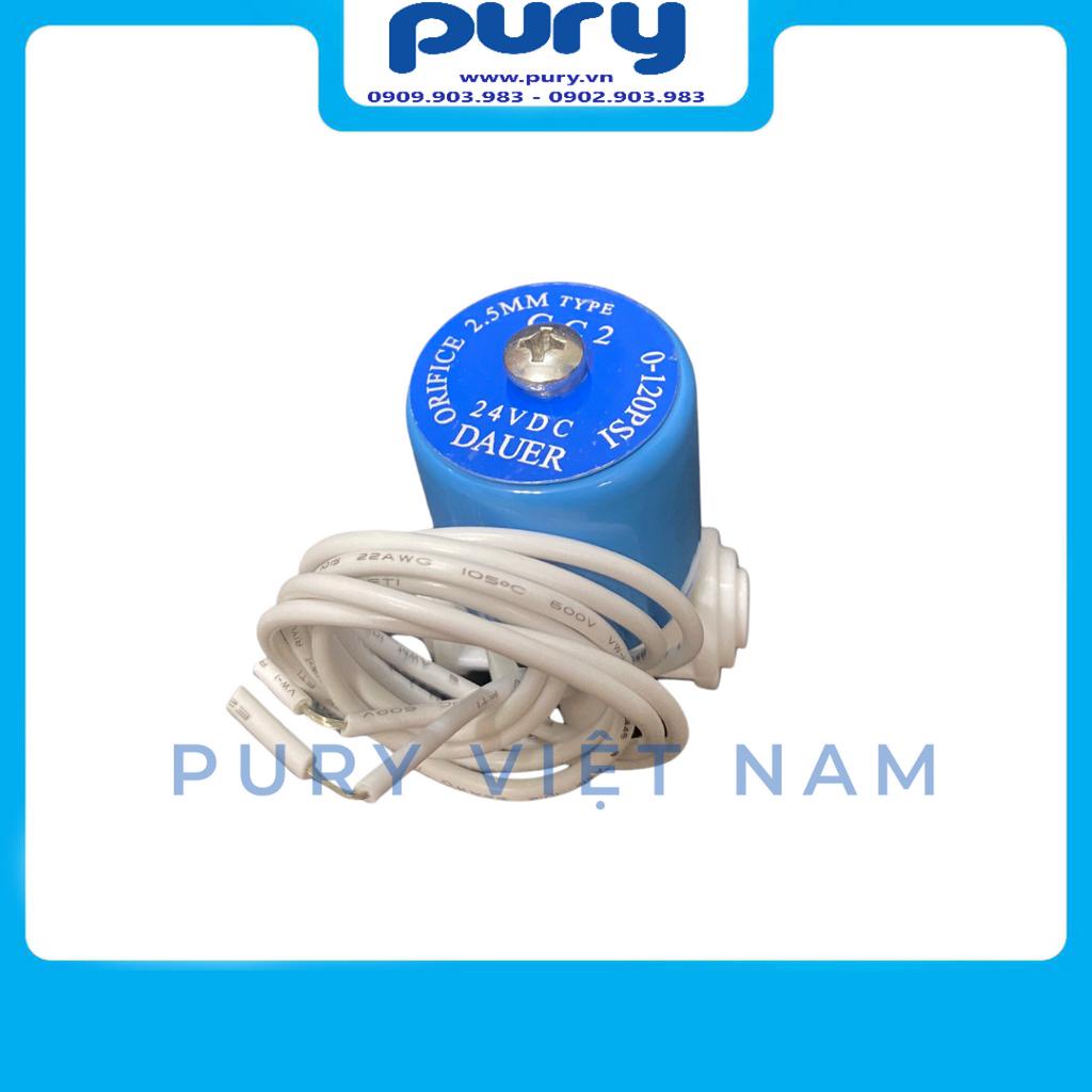 Van Điện Từ Nối Nhanh 24V, 36V Máy Lọc Nước RO --- Van Điện Từ