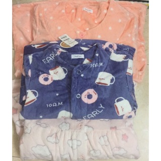 3 bộ pijama lông xuất Hàn