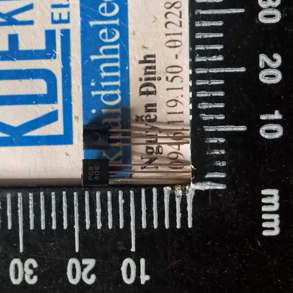 20 con PCR606 0.6A 600V TO-92 SCR hay Thyristor kde1530