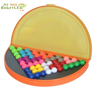 3D Puzzle Wisdom Beads Logic Mind Game 178 Challenges Pyramid Plate Toy Beads Educational Game Kids Toys