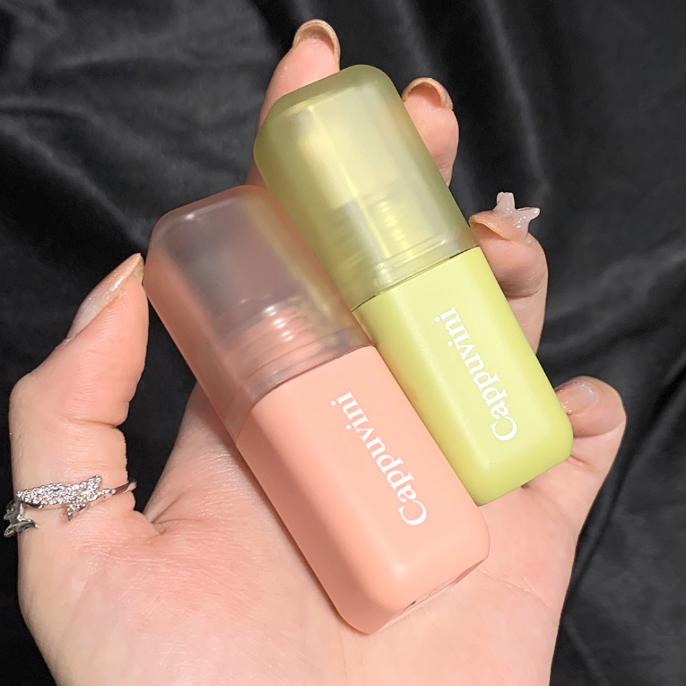 Son môi Cappuvini ANNIES Bột Ống Xanh Môi Bùn Nước Đèn Kính Tráng Gương Toot Môi Men Cá Tuyết